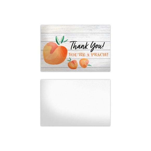 🆑 Peaches 🍑 4x6 Insert Cards Pack of 25 - Picture 5 of 7